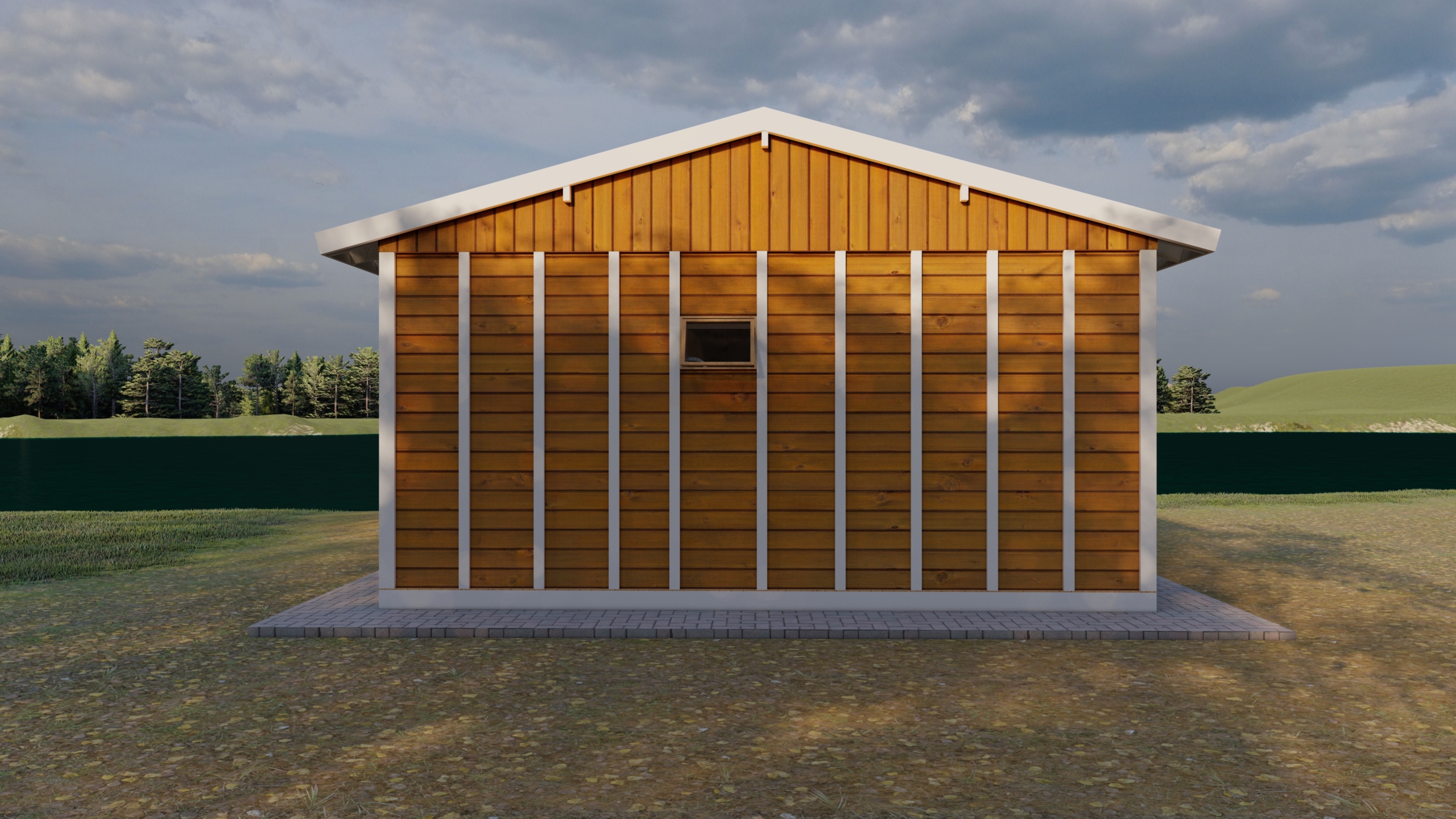 Modelo sem garagem_Exterior Elevation - Clear