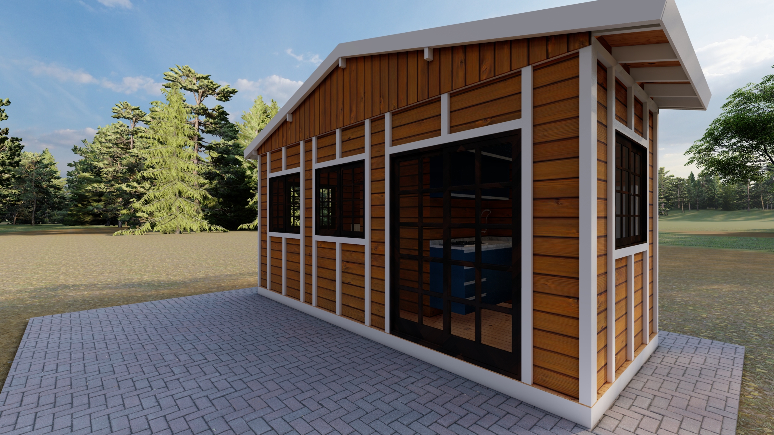 Modelo sem garagem_Exterior - Perspective Clear