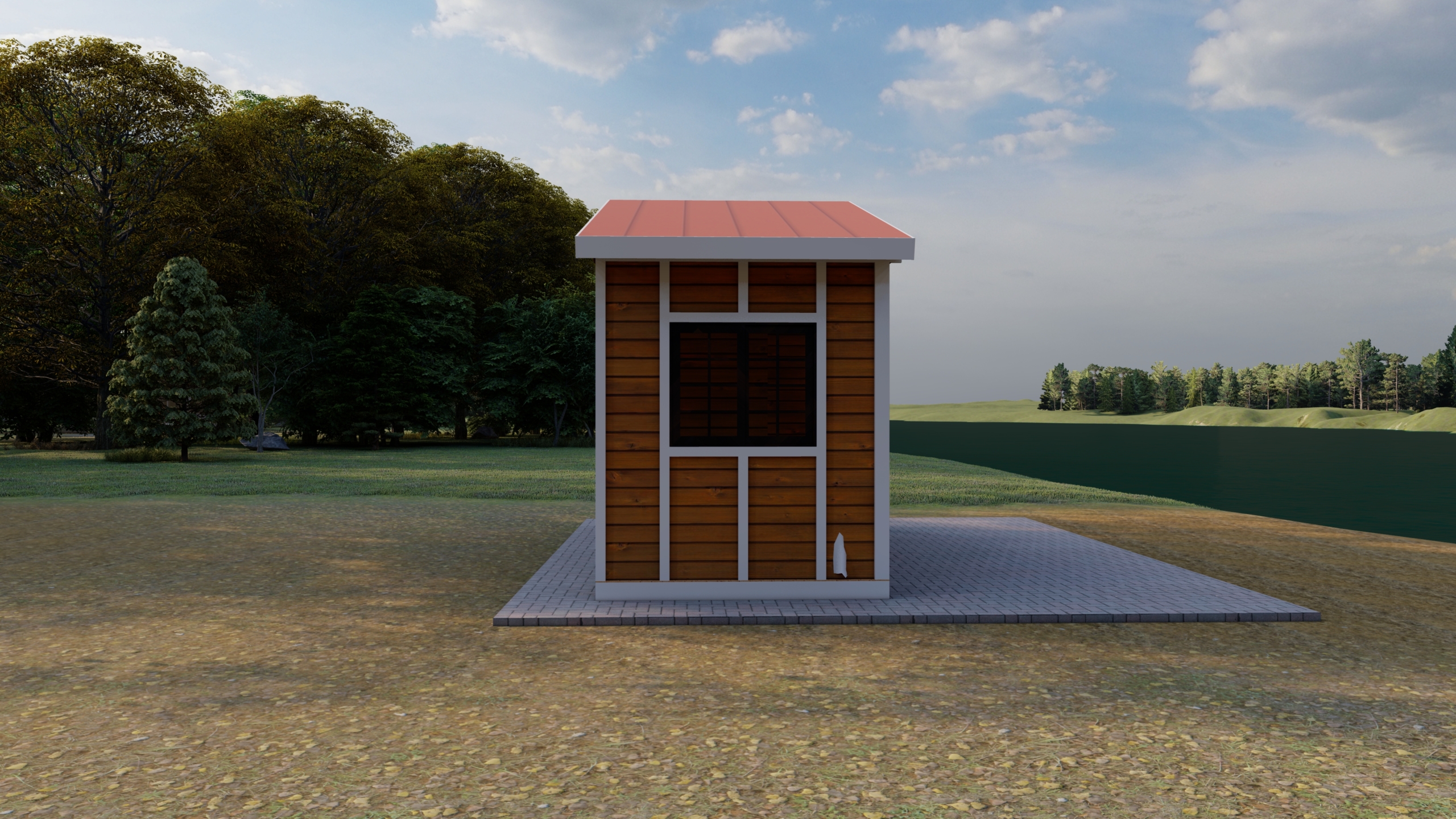 Modelo sem garagem_Interior - Living Room